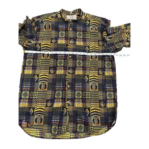 Pronto Uomo Firenze Button-Up Shirt Cotton Boho Italian Mens Size 52 / US L - Picture 4 of 8